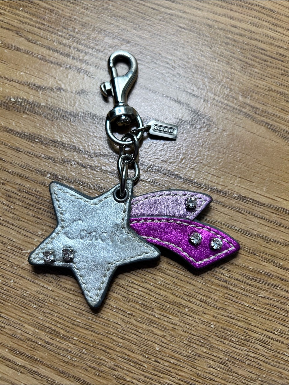 Coach Shooting Star Charm